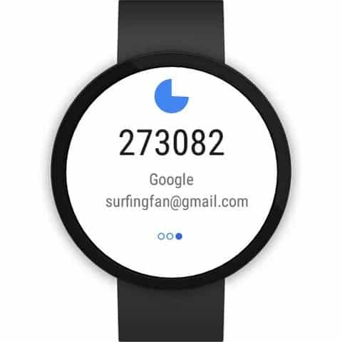 Google authenticator cheap wear os